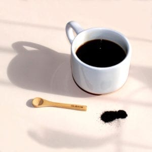 Ötzibrew Chaga in Mug with Spoon